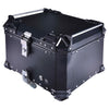 LGP 55L black top box refrigerator with aluminum body and backrest


