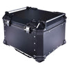 LGP 55L black top box refrigerator with aluminum body and backrest

