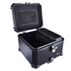 LGP 55L black top box refrigerator with aluminum body and backrest

