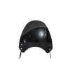 MotoCare black visor for Royal Enfield Hunter 350
