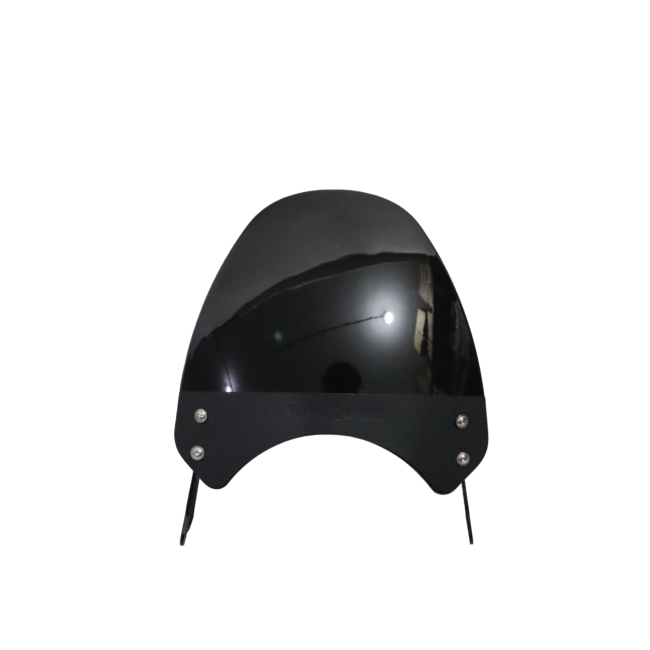 MotoCare black visor for Royal Enfield Hunter 350