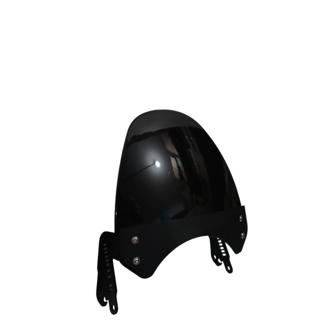 MotoCare black visor for Royal Enfield Hunter 350