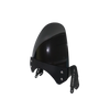 MotoCare black visor for Royal Enfield Hunter 350