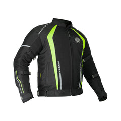 Moto Torque Blade Pro CE Level 2 Riding Jacket Cyber Neon Green