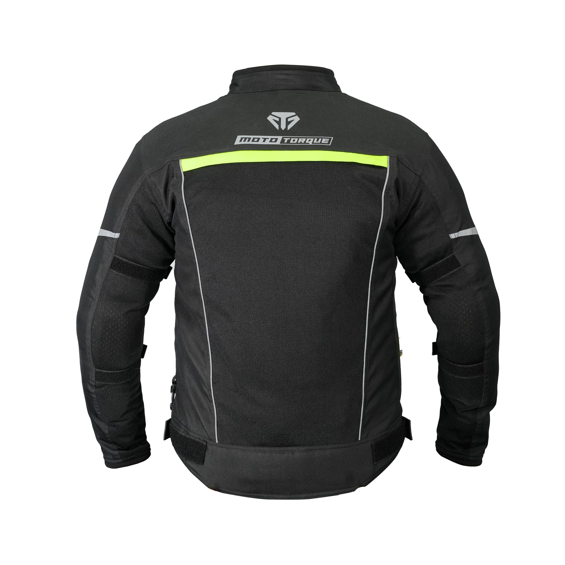 Moto Torque Blade Pro CE Level 2 Riding Jacket Cyber Neon Green