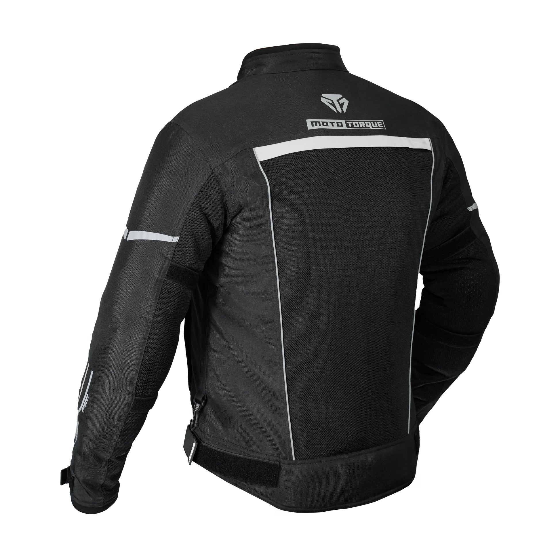 Moto Torque Blade Pro Riding Jacket Gracious Grey CE Level 2 Armor