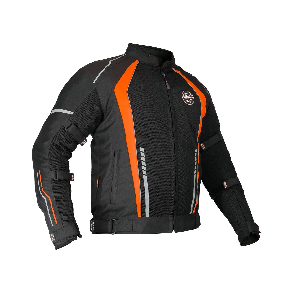 Moto Torque Blade Pro Riding Jacket KTM Orange CE Level 2 Armor