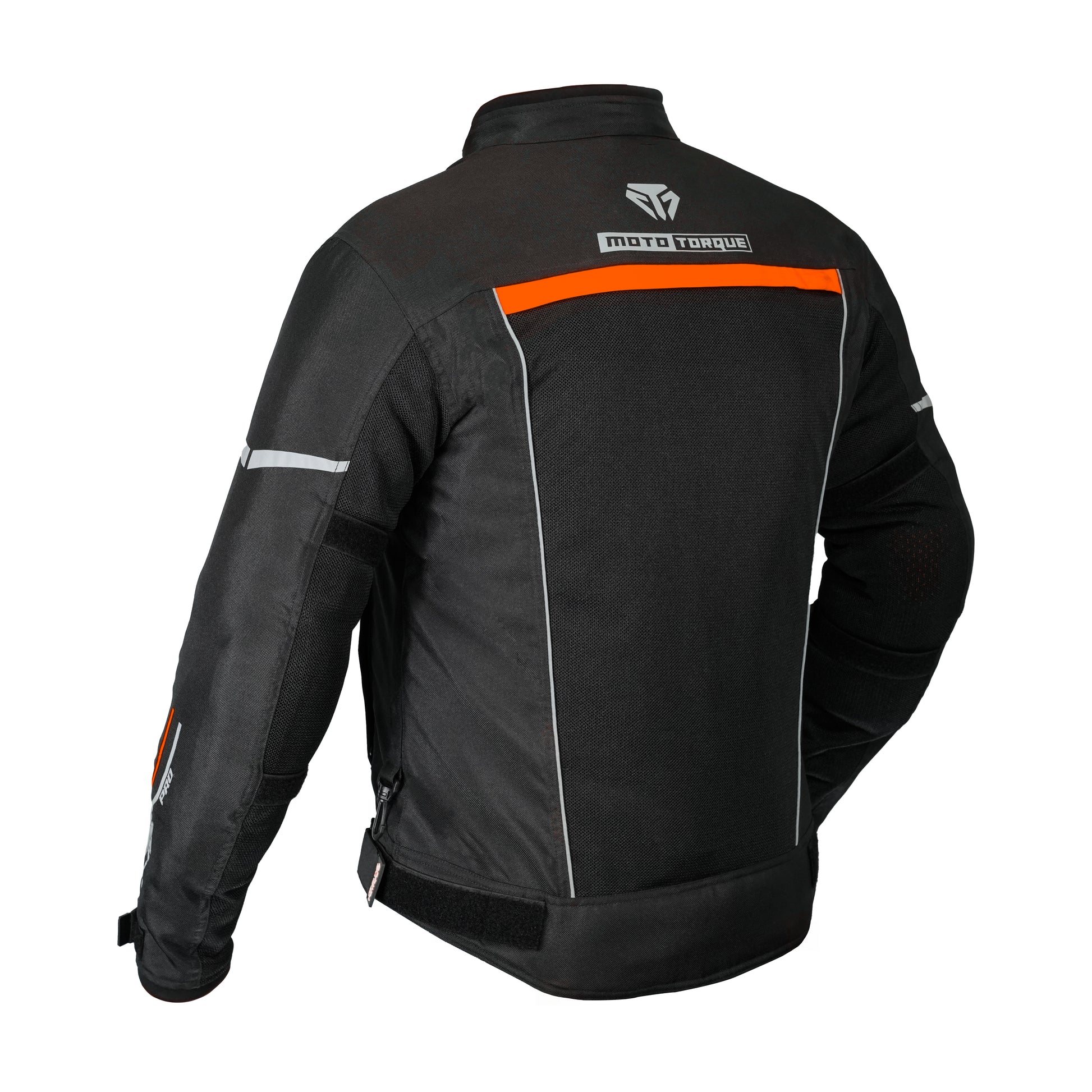 Moto Torque Blade Pro Riding Jacket KTM Orange CE Level 2 Armor