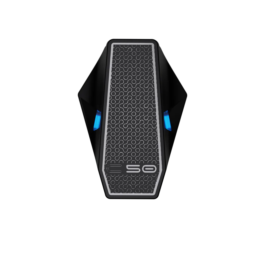 BLUARMOR C50 PRO helmet Bluetooth mesh intercom mounted behind helmet