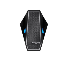 BLUARMOR C50 PRO helmet Bluetooth mesh intercom mounted behind helmet