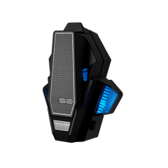 BLUARMOR C50 PRO helmet Bluetooth mesh intercom mounted behind helmet