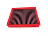 BMC FB702/20 High Performance Washable Air Filter for BMW 320i 320d F30 F31 F80 GT F34 2011 to 2016 Panel Filter Red