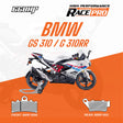 66BHP Race Pro Sintered Brake Pads for BMW G 310 R and G 310 RR Front 66RP-9068 Rear 66RP-953