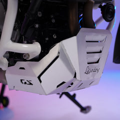Legendary BMW F450 GS Vambrace Bash Plate Silver aluminium skid plate