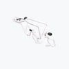 Legendary BMW F450 GS Raptor Crash Guard White heavy-duty engine crash bar