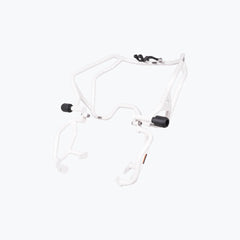 Legendary BMW F450 GS Raptor Crash Guard White heavy-duty engine crash bar