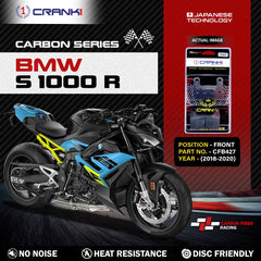 CRANK1 Carbon Brake Pads CFB427 Front for BMW S1000R 2018-2020