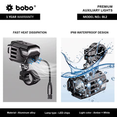 BOBO BL2 motorcycle auxiliary lights