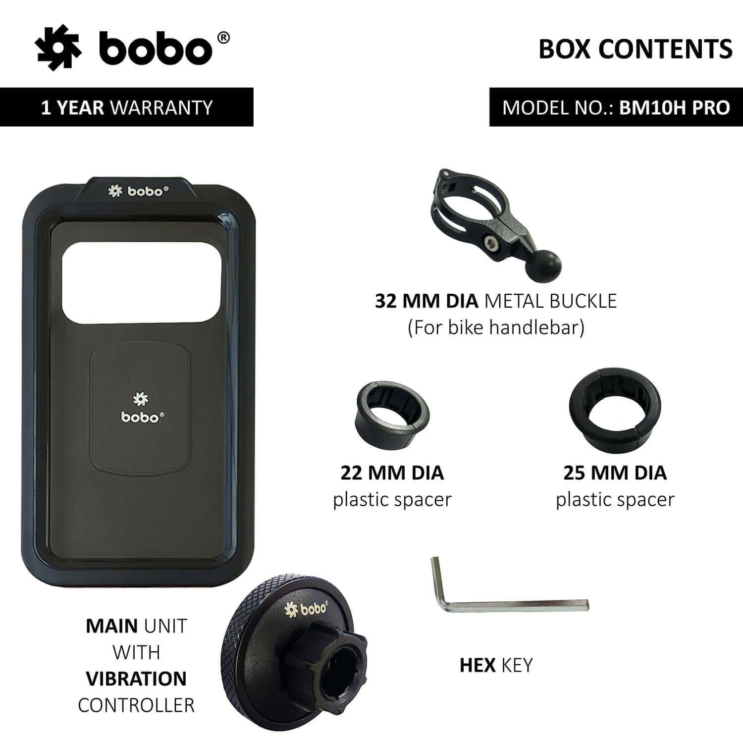 BOBO BM10H PRO waterproof bike phone holder