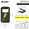 BOBO BM11 PRO PLUS waterproof bike phone holder with wireless charging on motorcycle handlebar