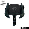 BOBO BM14 quick release bike phone holder mounted on motorcycle handlebar