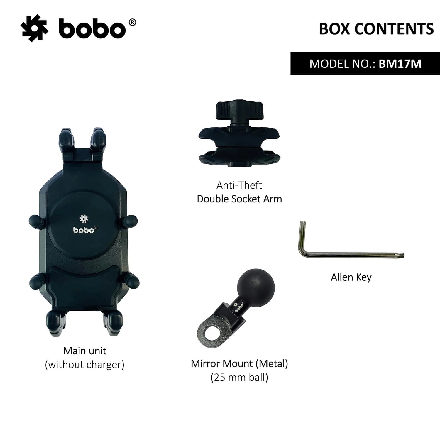 BOBO BM17 PRO Anti-Vibration Bike Phone Holder