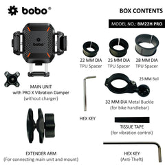 BOBO BM22H Pro handlebar mount mobile holder