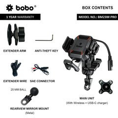 BOBO BM23 PRO anti theft bike phone holder