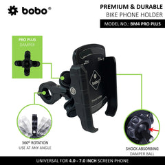BOBO BM4 PRO PLUS jaw grip bike phone holder