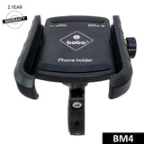 BOBO BM4 jaw grip bike phone holder black