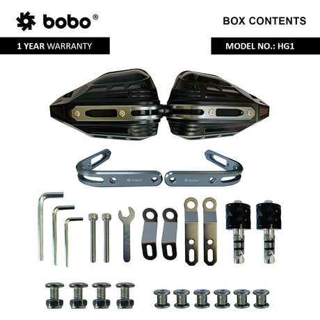 BOBO HG1 Motorcycle Hand Guard – Universal Wind & Lever Protection for Bikes