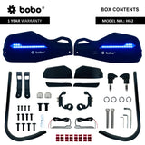 BOBO HG2 Heavy-Duty Motorcycle Hand Guard for Wind Protection and Brake Clutch Lever Protection