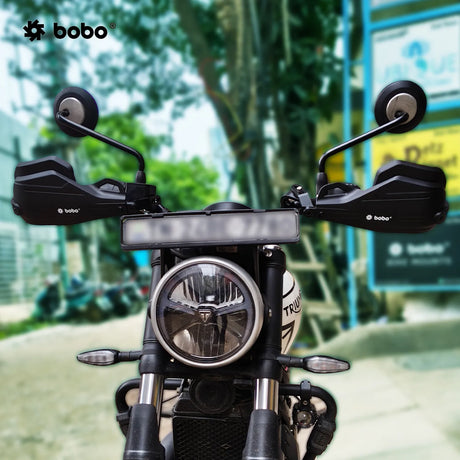 BOBO HG2 Heavy-Duty Motorcycle Hand Guard for Wind Protection and Brake Clutch Lever Protection