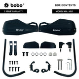 BOBO HG2 Heavy-Duty Motorcycle Hand Guard for Wind Protection and Brake Clutch Lever Protection