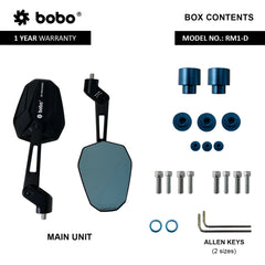 BOBO RM1-D motorcycle rear view mirror