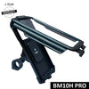 BOBO BM10H waterproof bike phone holder mounted on motorcycle handlebar
