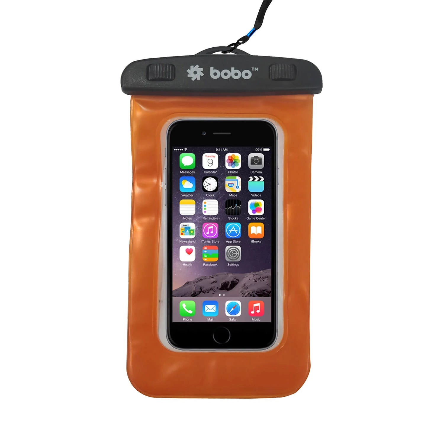 BOBO orange waterproof mobile bag