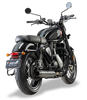 Silver Stallion Ranger performance exhaust for BSA Gold Star 650 silver black matte brushed