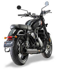 Silver Stallion Ranger performance exhaust for BSA Gold Star 650 silver black matte brushed