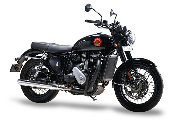Silver Stallion Ranger performance exhaust for BSA Gold Star 650 silver black matte brushed