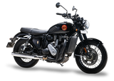 Silver Stallion Ranger performance exhaust for BSA Gold Star 650 silver black matte brushed