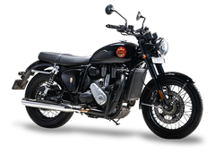 Silver Stallion Ranger performance exhaust for BSA Gold Star 650 silver black matte brushed