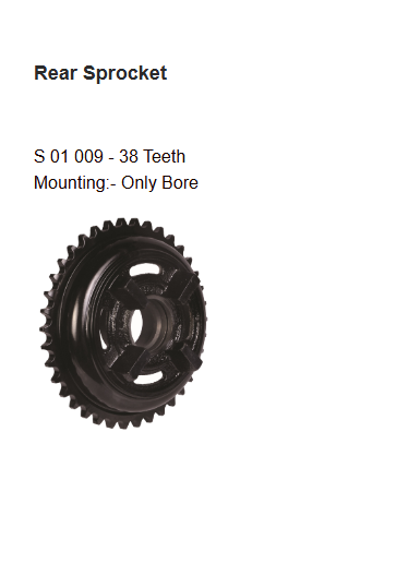 Rolon Brass Chain and Sprocket Kit for Royal Enfield Classic 350 16T 38T 100 Links