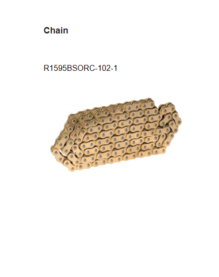 Brass Chain and Sprocket Kit 18T 38T 102 Links for Royal Enfield Classic 500 BSORC CL271