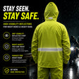 66BHP Storm X Waterproof Motorcycle Raincoat 