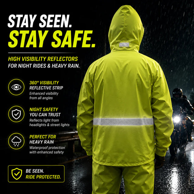 66BHP Storm X Waterproof Motorcycle Raincoat 