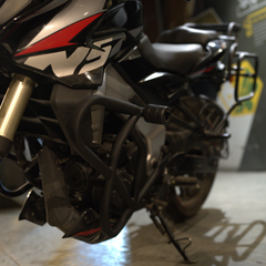 Hyperrider Bajaj Pulsar NS400Z Heavy Duty Crash Guard Steel Engine Protection Accessory