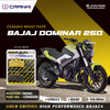 CRANK1 Ceramic Front Brake Pads CRM8609 for Bajaj Dominar 250 HH Rated Motorcycle Brake Pads