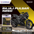 CRANK1 Ceramic Rear Brake Pads CRM4174 for Bajaj Pulsar N250 (2021-2025) HH Rated Motorcycle Brake Pads