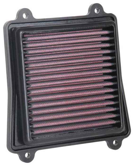K&N BA-3717 high-flow washable air filter for Bajaj Dominar 400, RS200 and 200NS BS6 performance upgrade
